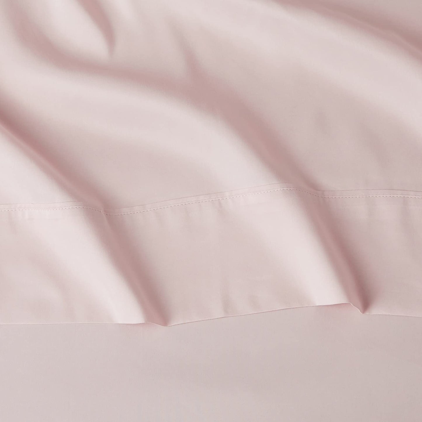 Amazon Basics Lightweight Super Soft Easy Care Microfiber Bed Sheet Set with 14 inches Deep Pockets - Queen, Blush Pink