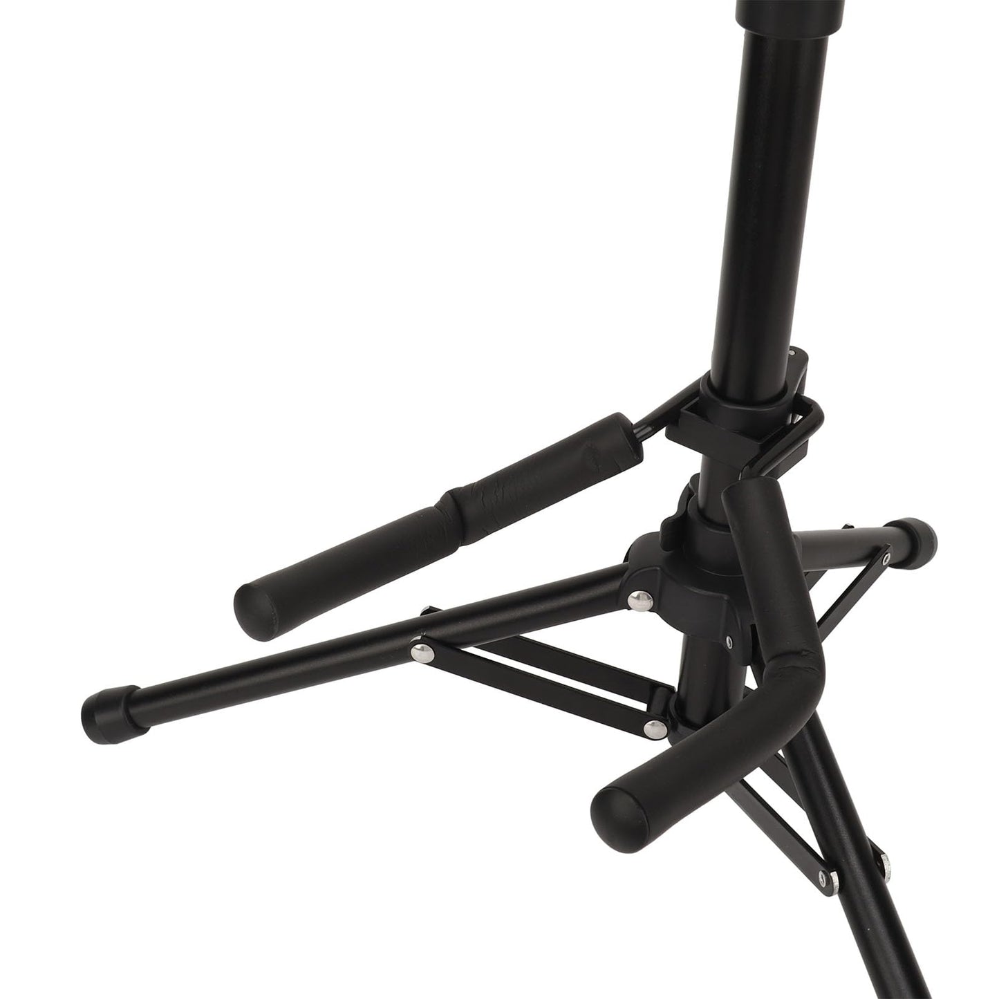 Violin Stand, Adjustable Height Violin Stand with Bow Holder, Aluminum Alloy Instrument Stand Ukulele Stand with Lock Buckle on the Top for Ukulele, Violin, Guitar
