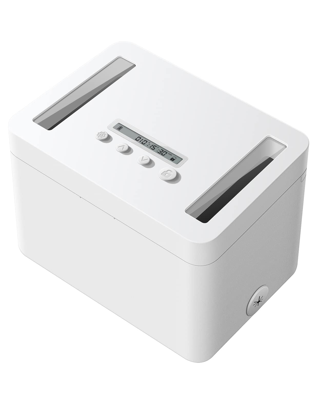 Vaydeer Metal Timed Lock Box, Timer Lock Box with Child Lock and LED Display, Self-Control Time Locking Container for Cell Phones, Snacks, Alcohol or Other Temptations Up to 365 days
