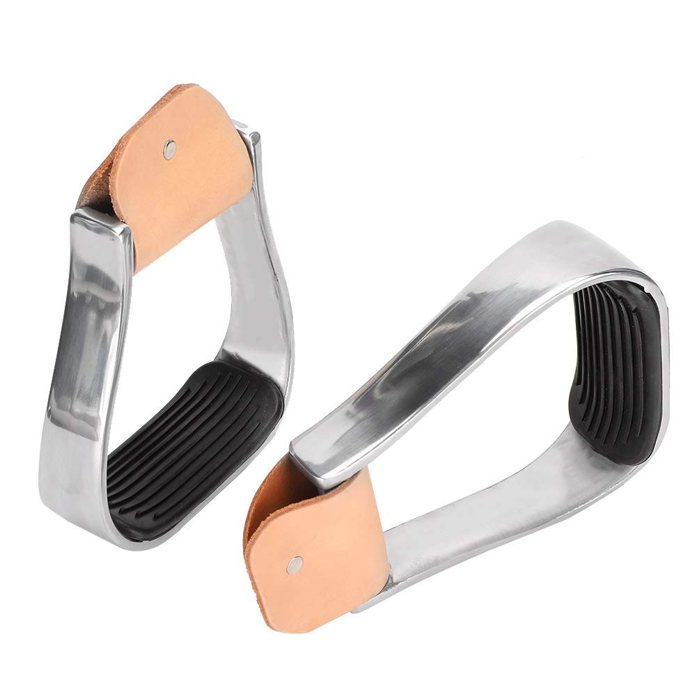 Horse Riding Stirrups Western Saddle Tack Aluminum Cushioned Stirrups for Horse Riding and Training