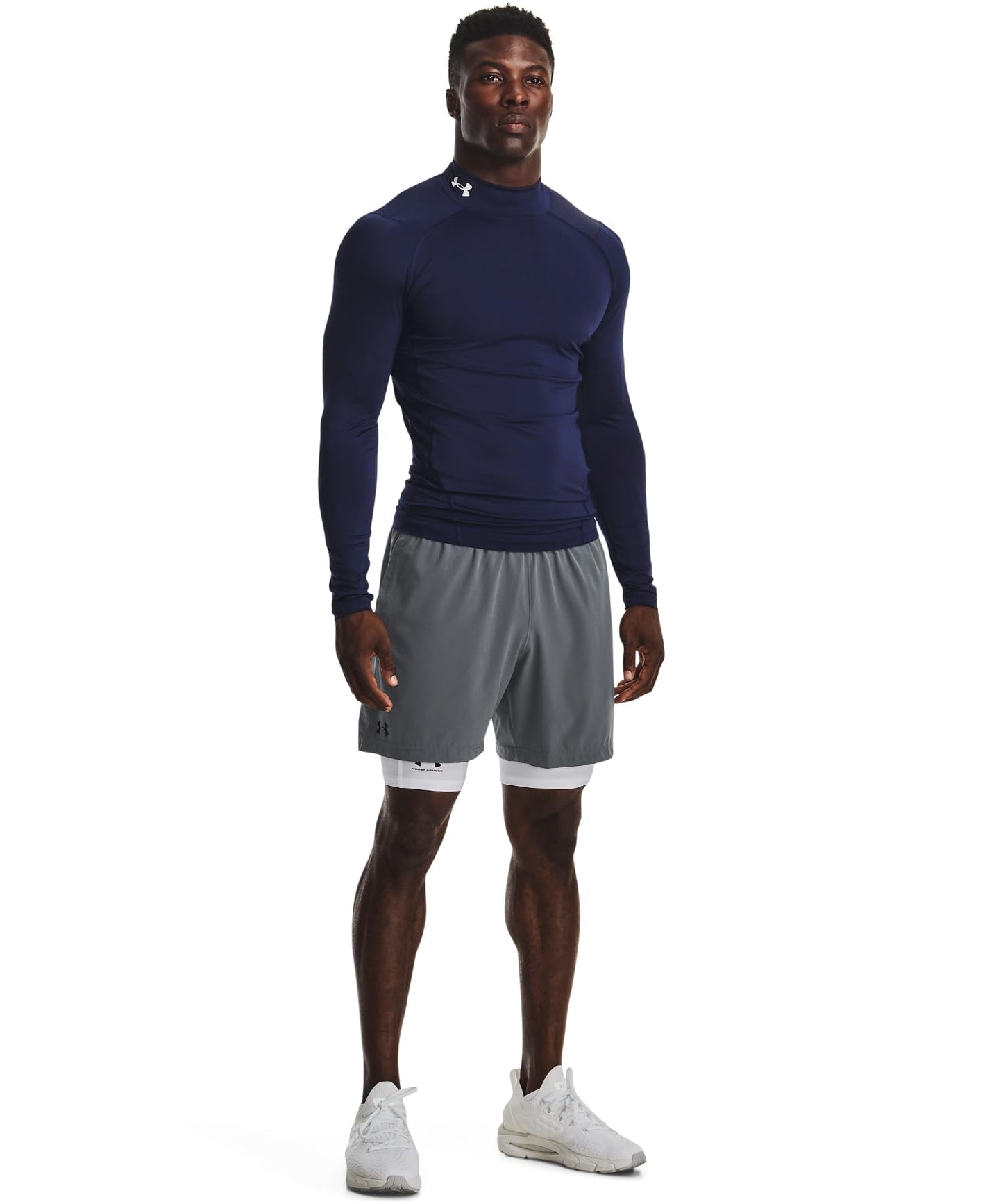 Under Armour Men's HeatGear Mock Long Sleeve T-Shirt