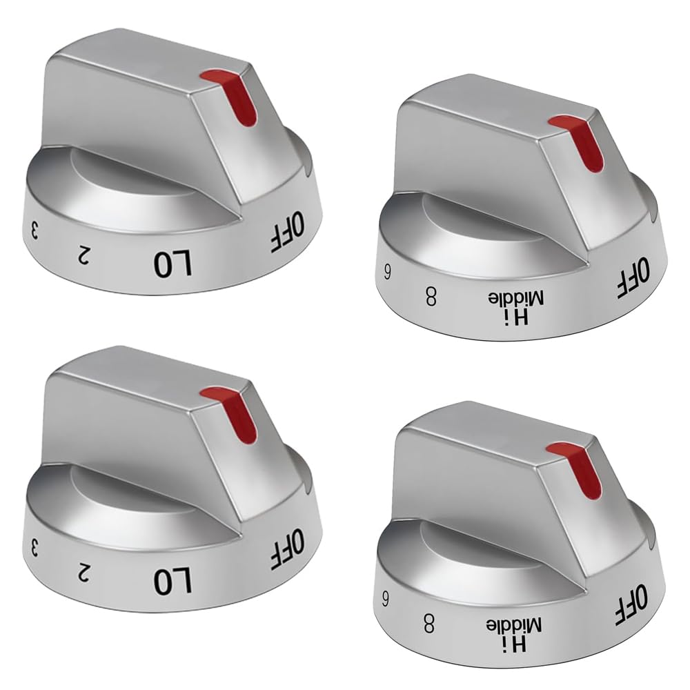 DG94-03500A/Z Compatible with Samsung NE63T8111SS/AA NE63T8311SS/AA Stove Knob Replacement, Electric Range DG94-03500V & DG94-03500W Stove Knobs (Not Universal)