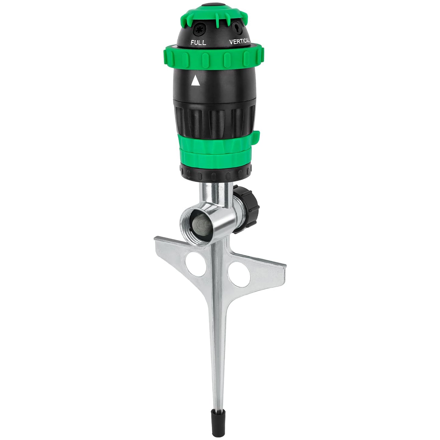 RESTMO Lawn Sprinkler on Spike, 5 Spray Modes Garden Sprinkler, Adjustment Coverage Area, Connect Multiple sprinklers, Spray Diameter Up to 50ft, Water Sprinklers for Lawn, Garden, Yard, Plant Park