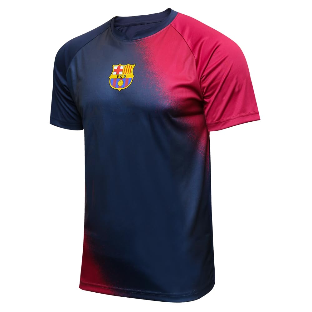Icon Sports Men’s Soccer T-Shirts – Official Jersey Style Short Sleeve Athletic Football Team Graphic Game Day Active Tee Top