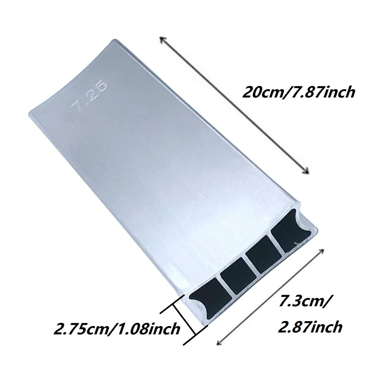 TUOREN Two-Way Guitar Bass Fingerboard Radius Sanding Block 12"/16" Aluminum Guitar Fret Leveling Fingerboard Sanding Beam Guitar Luthier Repair Maintenance Tool