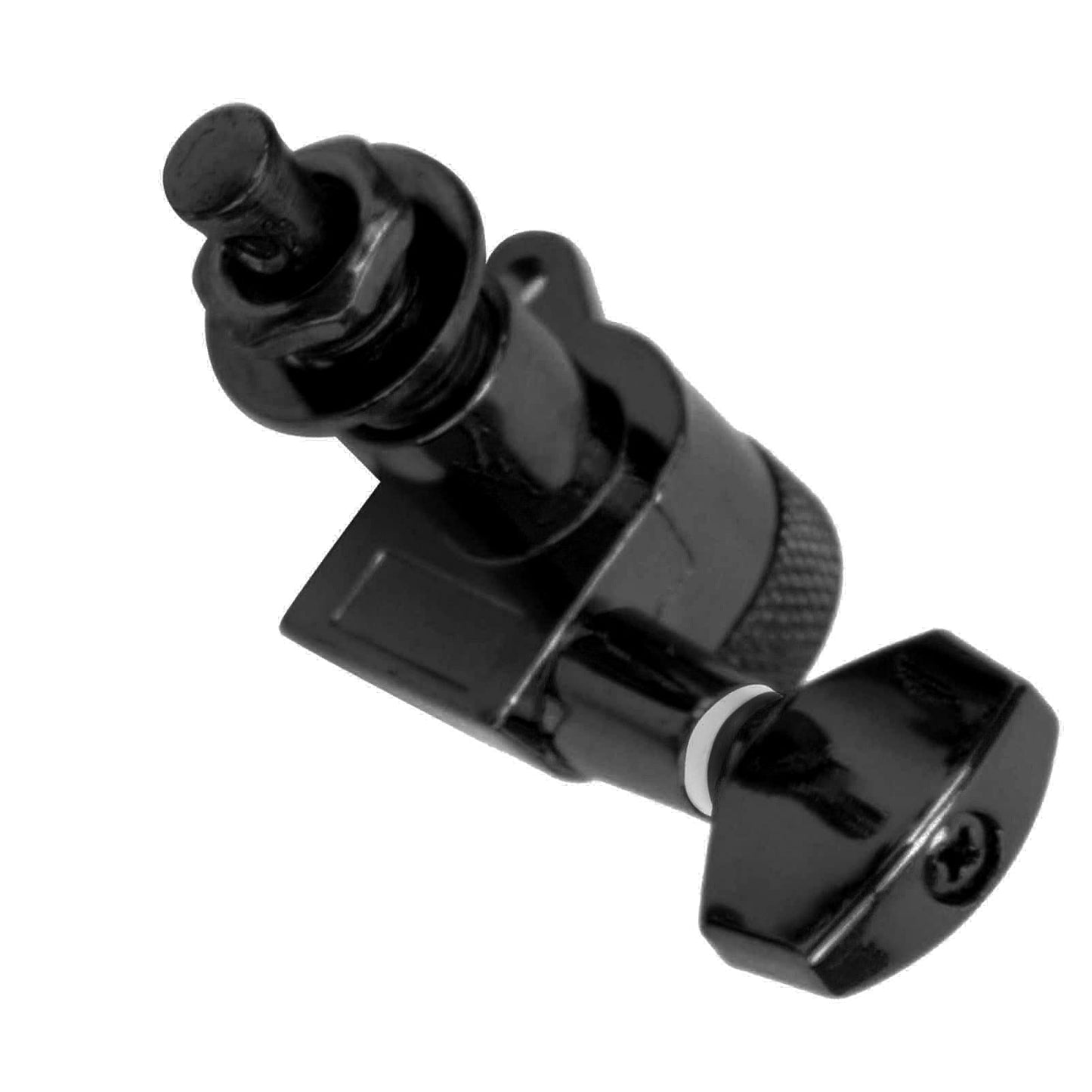 Lock String Tuning Key Pegs, Fastened Vintage Guitar Locking Tuners with 6 Screw, Detachable Locking Guitar String Tuning Pegs for Electric or Acoustic Guitars (Black)