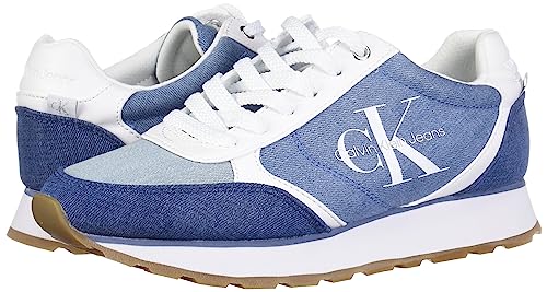 Calvin Klein Women's Cayle Sneaker, Blue Denim 450, 10