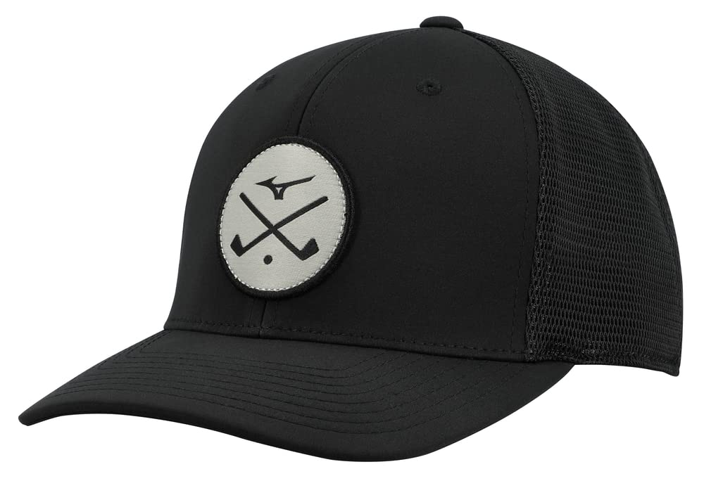 Mizuno Women's Crossed Clubs Meshback Hat Black