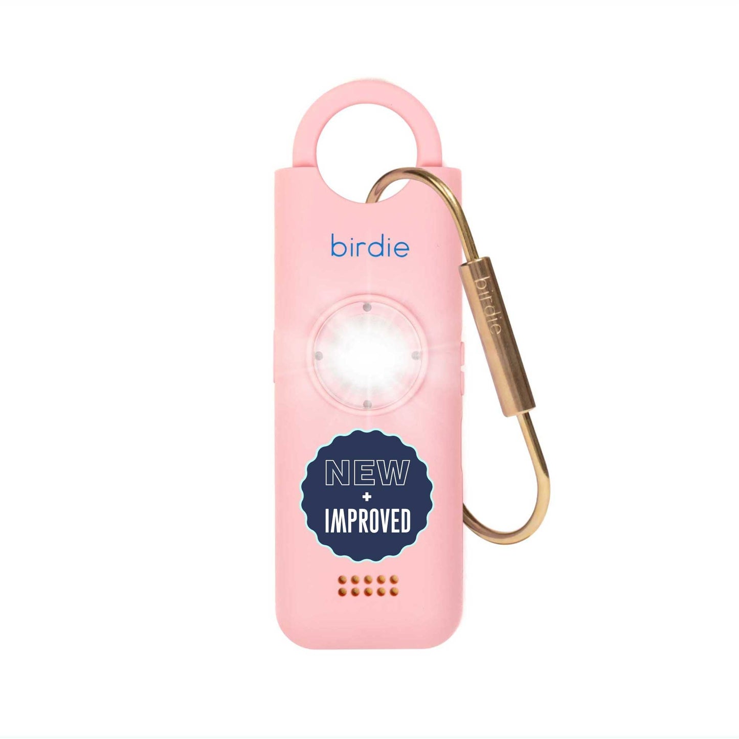 She's Birdie - The Original Personal Safety Alarm for Women by Women - Loud Siren, Strobe Light and Key Chain for Self Defense - Rechargeable with Power Switch and Flashlight (Blossom)