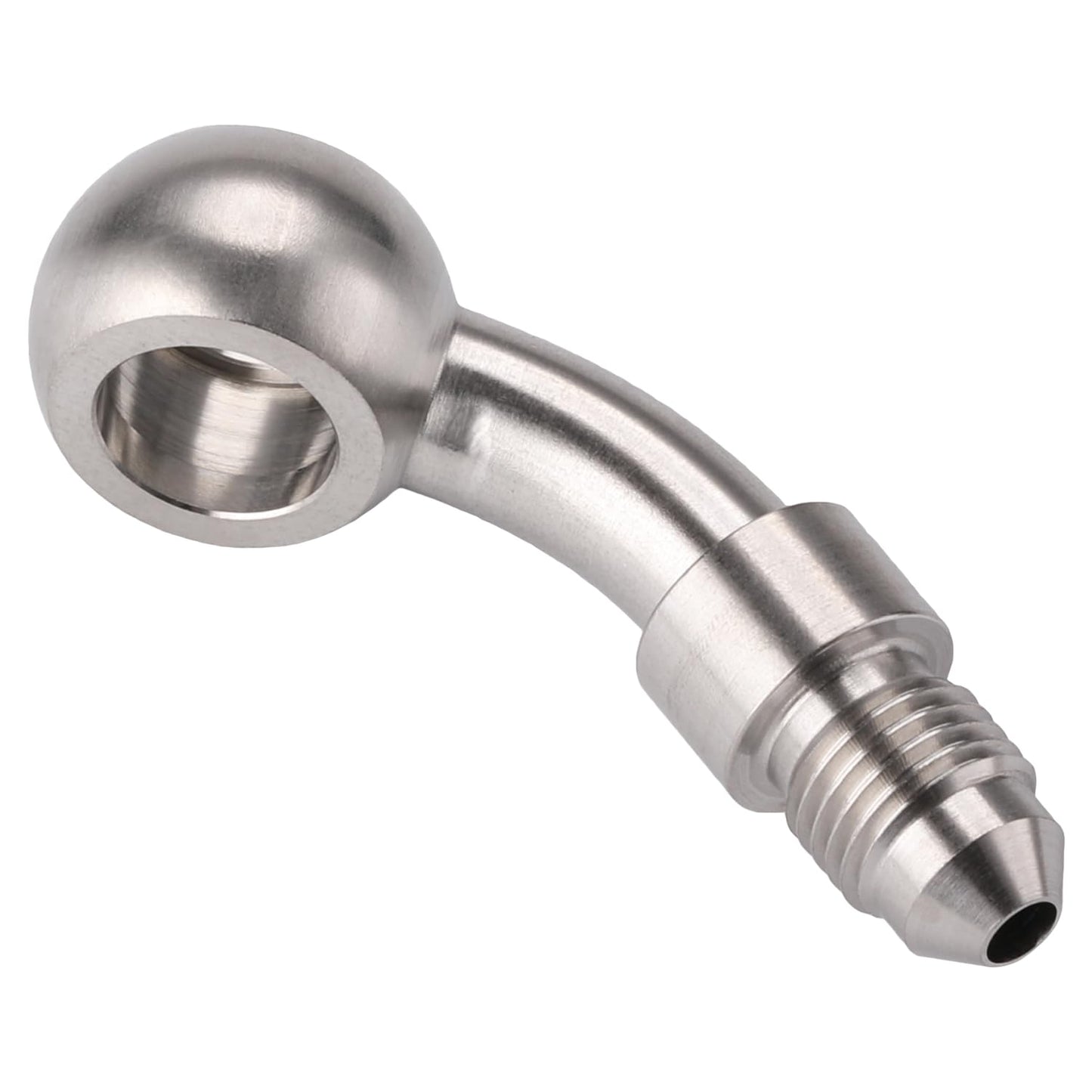 Podavelle 3AN Male to 12mm M12 Banjo 45 Degree Stainless Steel Brake Hose Fitting Adapter