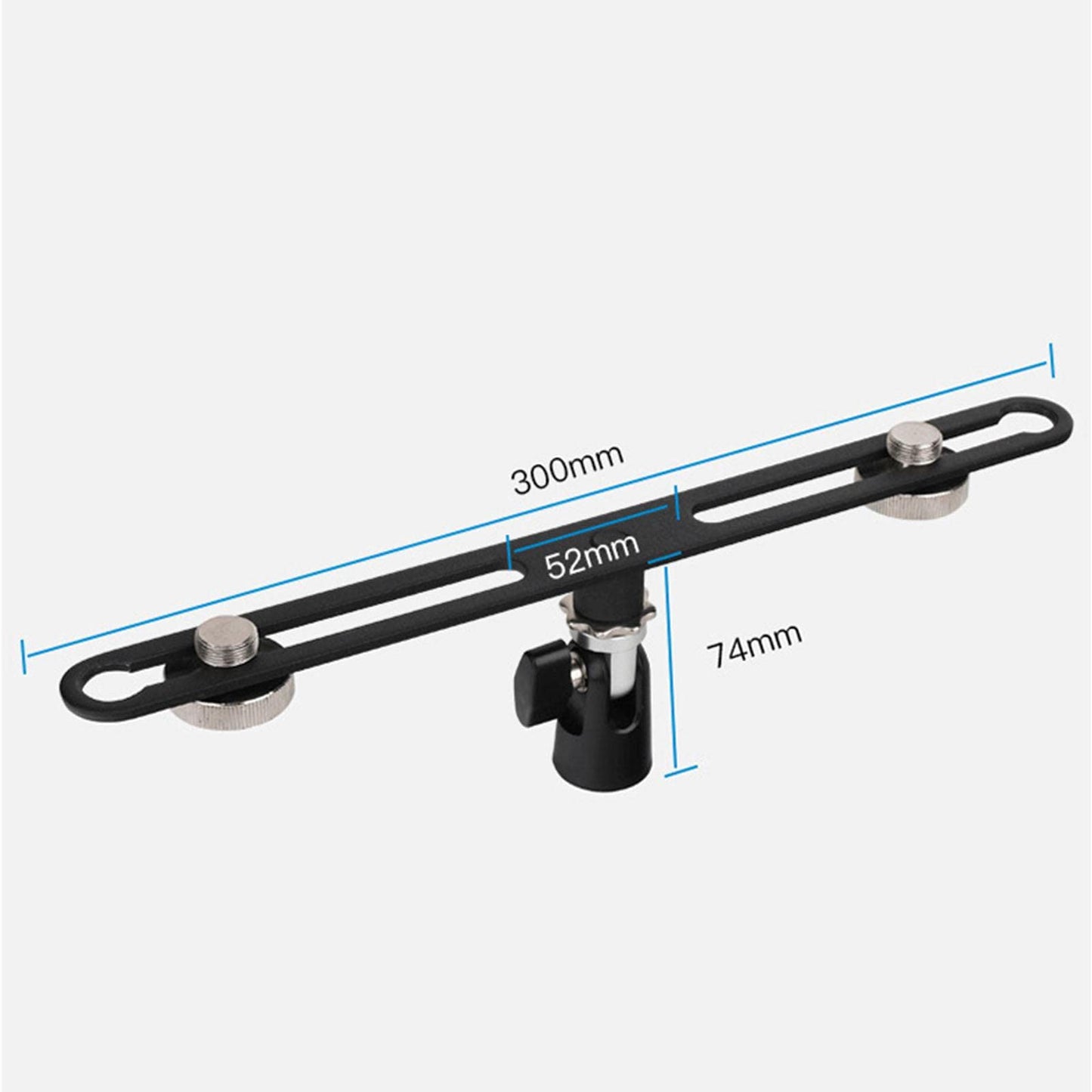 Segolike Mas020 Adjustable Stereo Microphone Bar to Accommodate Two Microphones