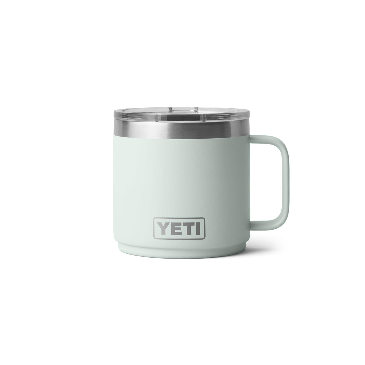 YETI Rambler 14 oz Ceramic Lined Stackable Mug, Vacuum Insulated, Stainless Steel with MagSlider Lid, Ridgeline