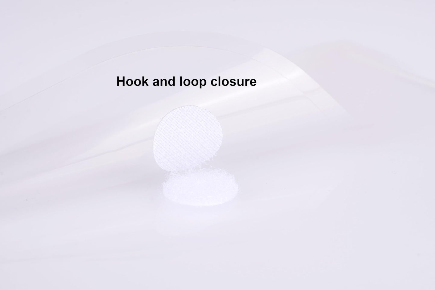 YESSART 8.5 x 11 Vertical Clear Letter Sized Plastic Envelopes Document File Storage Holder 40 Pack Hook Loop Closure
