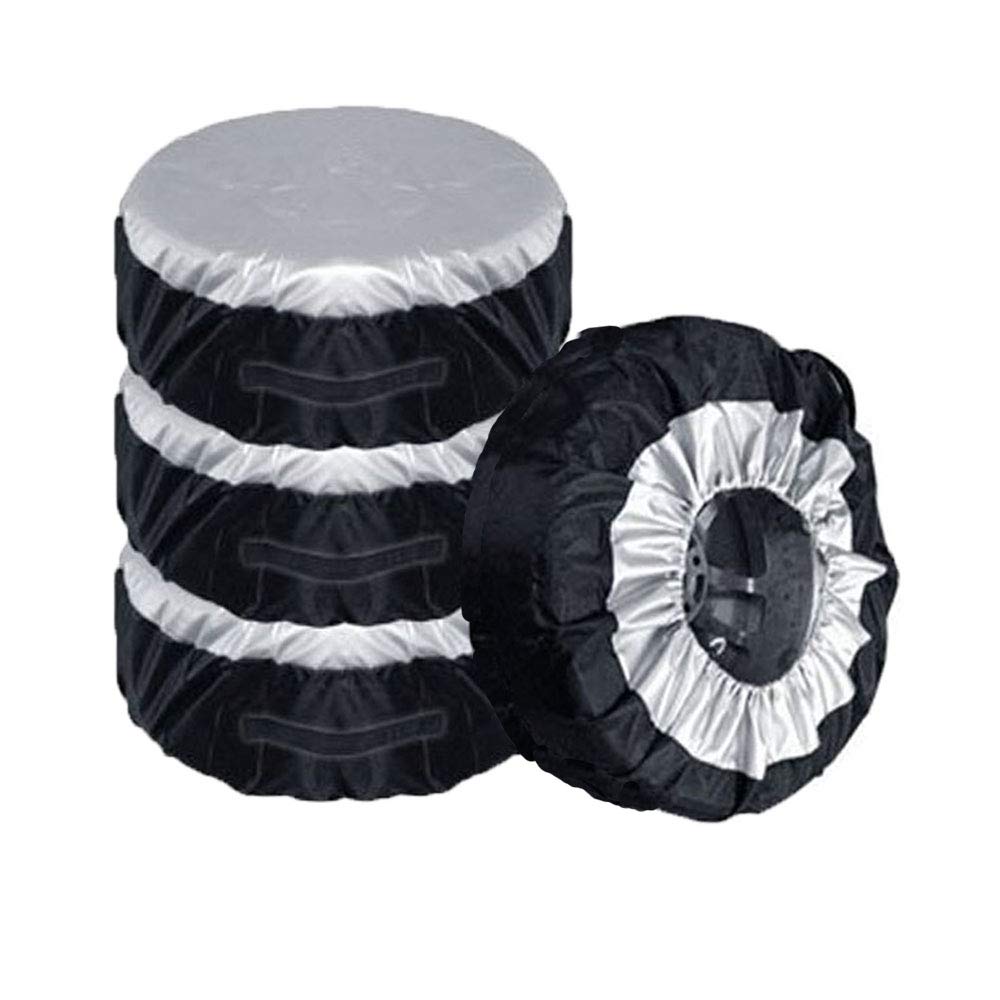 Comily Plus+ Tire Storage Bags Set of 4,Heavy Duty Tire Tote with Handles,Waterproof Tire Covers for Winter & Summer Storage,Garage Solution for Car SUV Truck Tires, Fit for 29"-35" Tires in Diameter