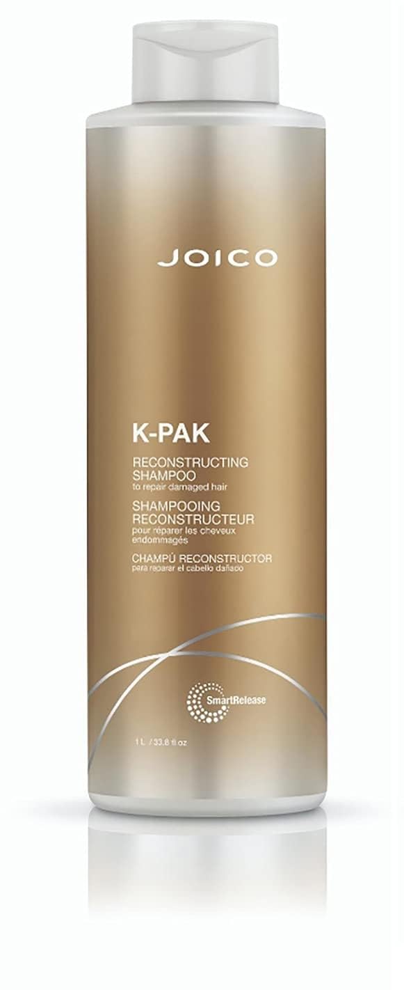 Joico K-Pak Reconstructing Shampoo, to Repair Damage, Cleansing and Conditioning, Detangles, Moisturize with Keratin, Sulfate Free