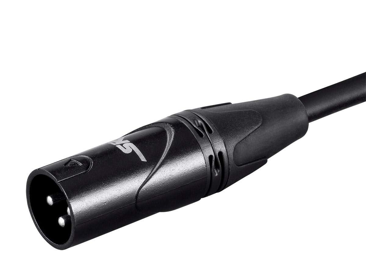 Monoprice Starquad XLR Microphone Cable - 35', Black