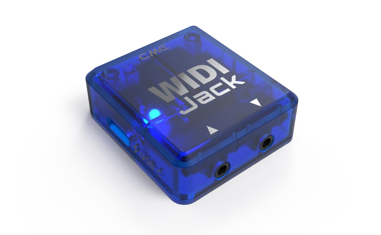 CME WIDI Jack - Bluetooth MIDI Interface for TRS/DIN MIDI Devices - Ultra-Low 3m Latency