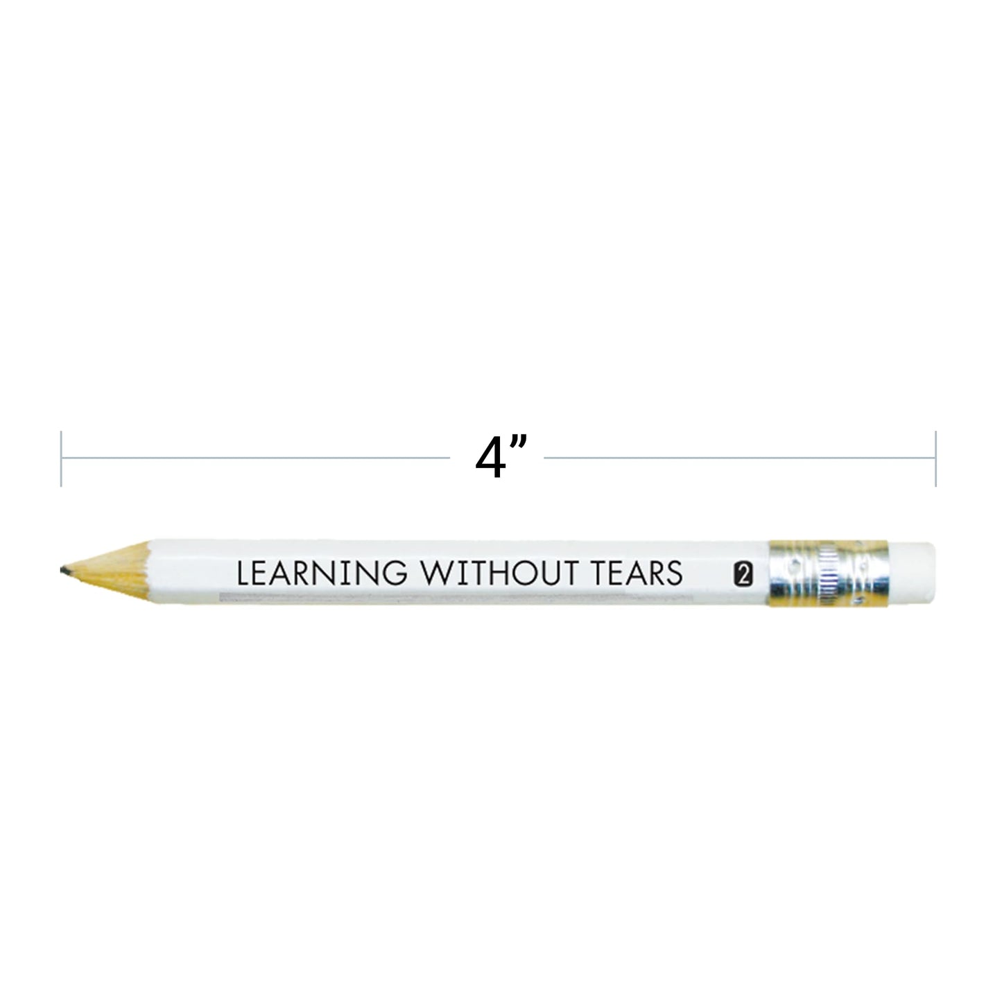 Handwriting Without Tears Learning Without Tears Pencils for Little Hands, Age 5+, Kindergarten, 144#2 Graphite Pencils, Mini Pencils, Bulk School Supplies, Tutoring, Writing