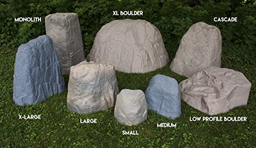 Emsco Group Landscape Rock – Natural Granite Appearance – Small – Lightweight – Easy to Install
