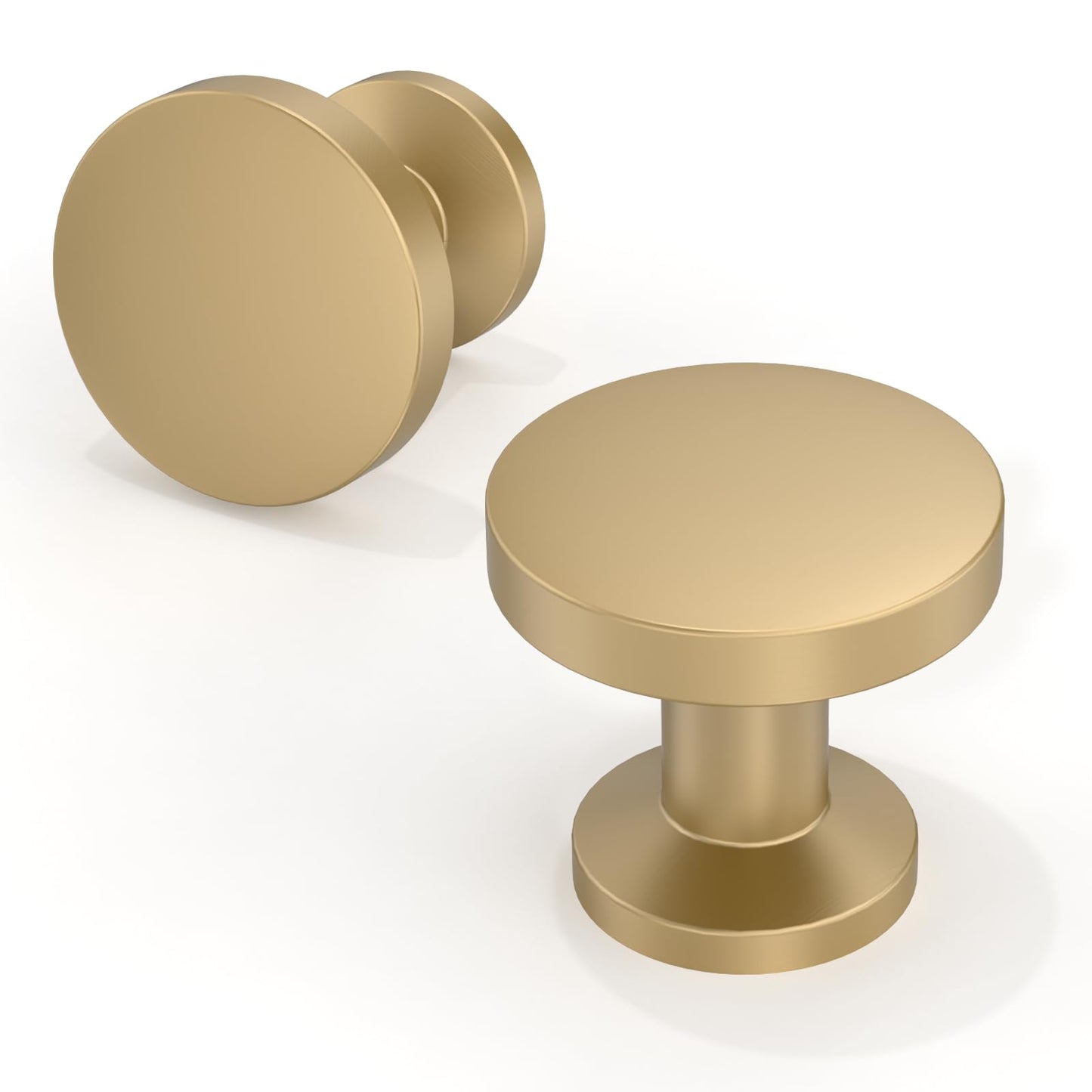Talentedeco 10 Pack Champagne Bronze Kitchen Cabinet Knobs Cabinet Pulls Drawer Knobs Cabinet Hardware Zinc Knobs for Drawers