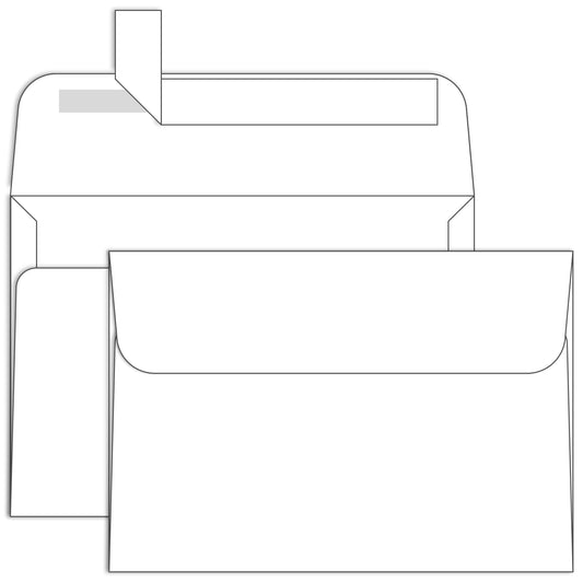 Ohuhu A7 Printable White Envelopes, 5X7 Inch 500 Pack White Envelopes - Quick Self Seal, Printable Envelopes for 5x7 Cards, Perfect for Weddings, Invitations, Photos, Graduation, Baby Shower