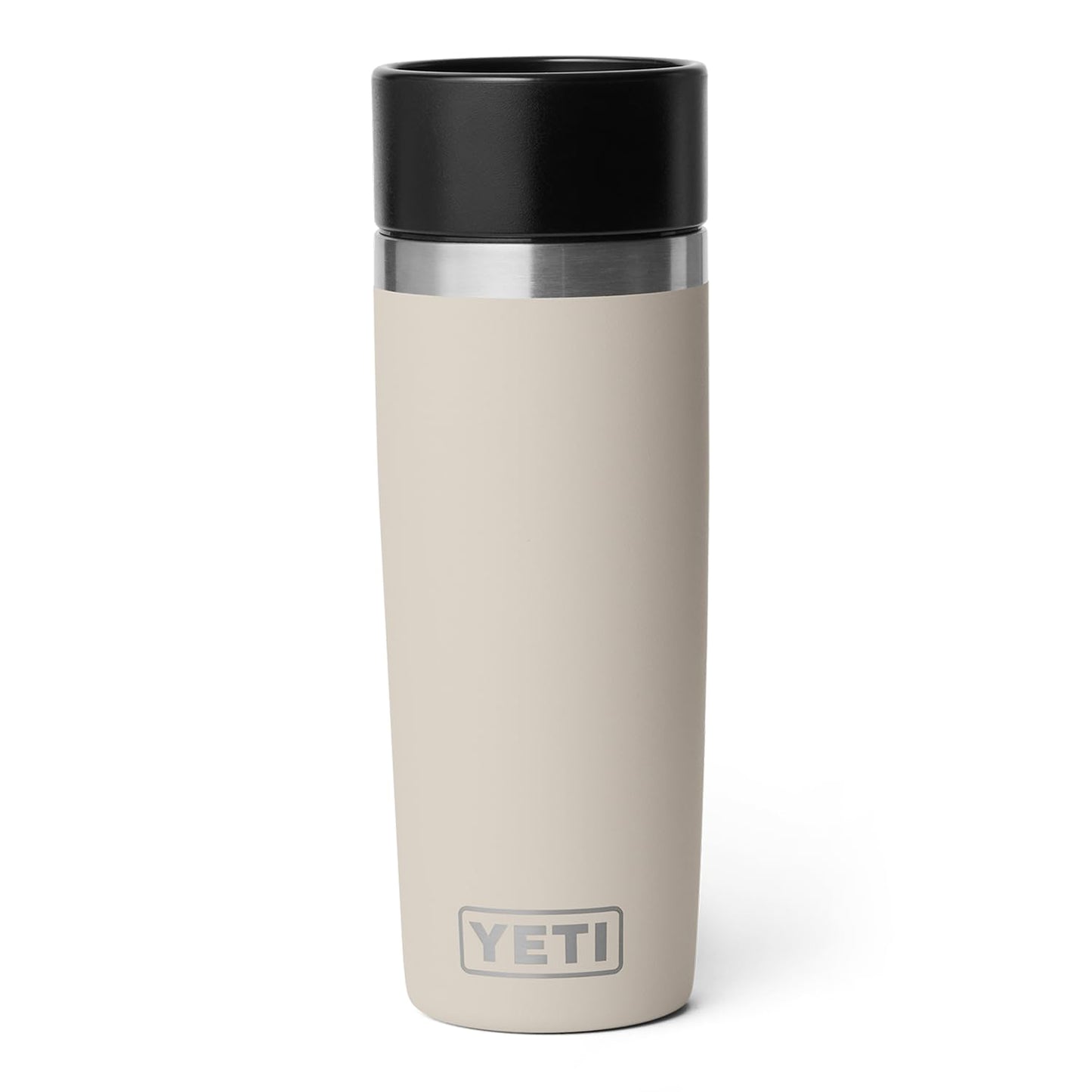 YETI Rambler 16 oz Travel Bottle, Stainless Steel, Vacuum Insulated with Leakproof Commuter Cap, Cape Taupe