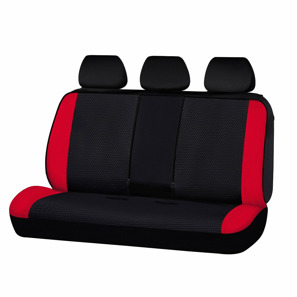 Flying Banner Rear Bench car seat Covers car seat Protectors Split 40/60 50/50 60/40 (Rear Bench-Neoprene, Red) (FB-072)