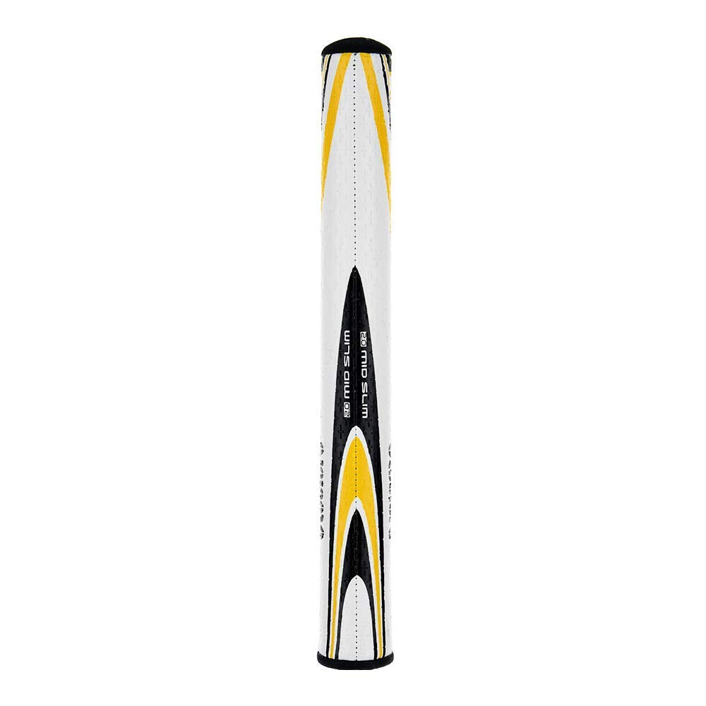 SuperStroke NFL Golf Putter Grip, Pittsburgh Steelers (Mid Slim™ 2.0) | Cross-Traction Surface Texture and Oversized Profile | Even Grip Pressure for a More Consistent Stroke | Non-Slip Grip