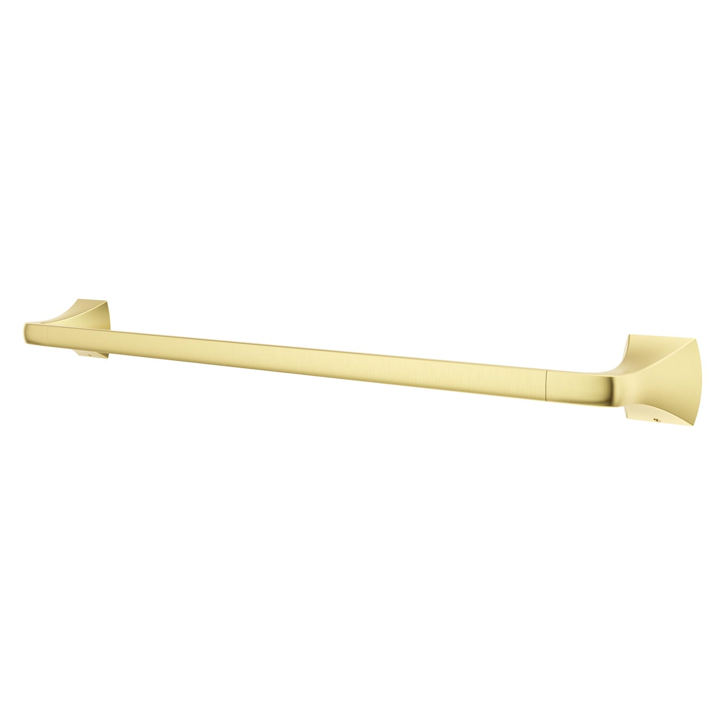 Pfister Bruxie Bath Towel Bar for Bathroom, 24-Inch, Wall-Mounted, Screw-in, Brushed Gold Finish, BTBBIE2BG