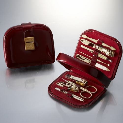 World No. 1, Three Seven 777 Travel Manicure Pedicure Grooming Kit Set (Total 9 PC, Model: TS-8010G),Personal Nail care, Stainless steel- Made in Korea, Since 1975