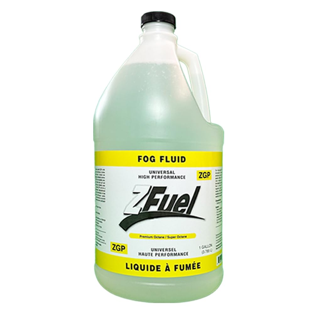 Z Fuel Universal ZGP Premium Octane Fog Fluid Juice - 3.78 Litres - Professional Grade For Fog Machine - Perfect For Halloween, Weddings, Party or DJ Effects - High Output & Super Long Lasting