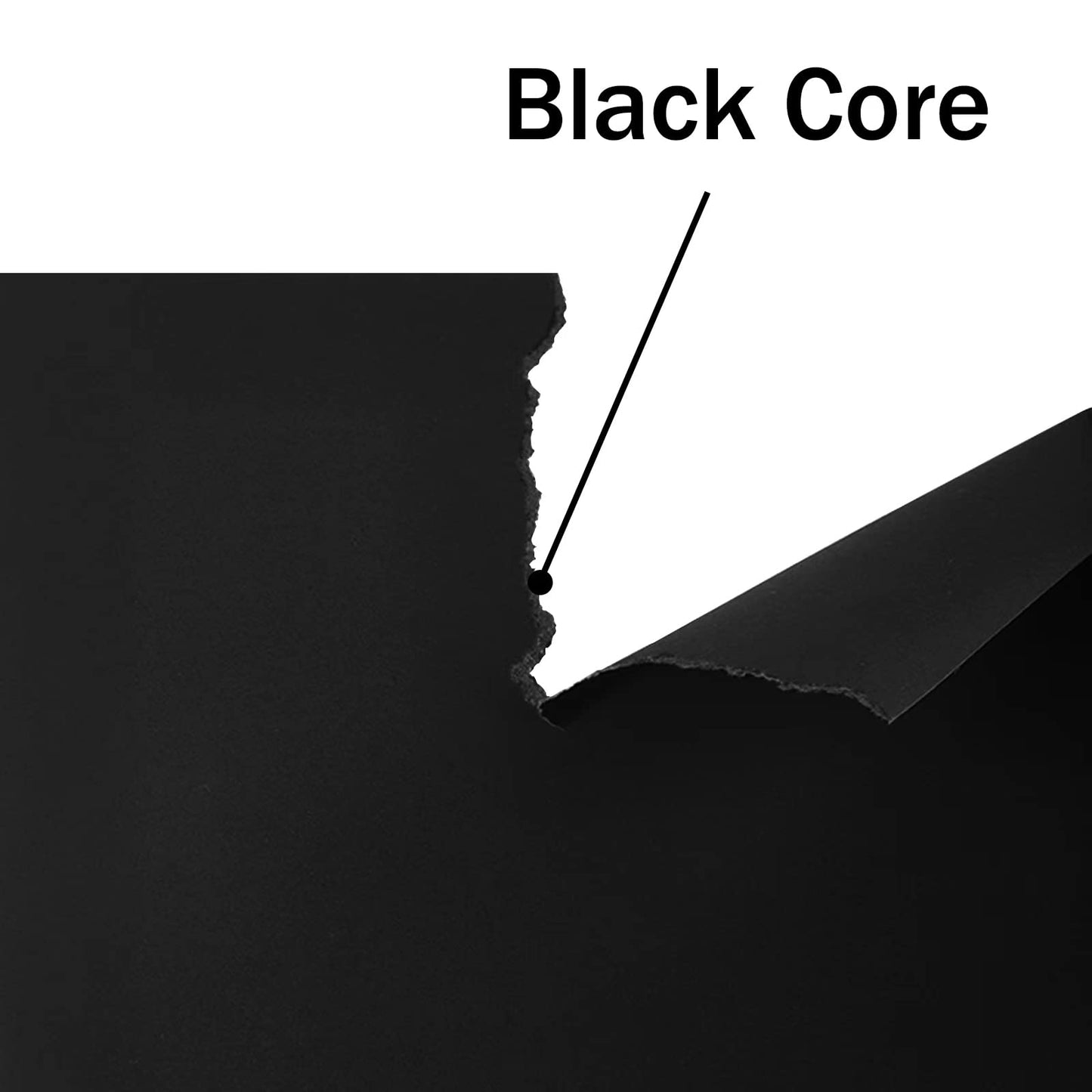 100 Pack Black Cardstock 12x12 - Goefun 80lb Card Stock Paper, Black Core 12x12 Cardstock for Crafting, Photo Albums, Card Making, Scrapbook, Halloween