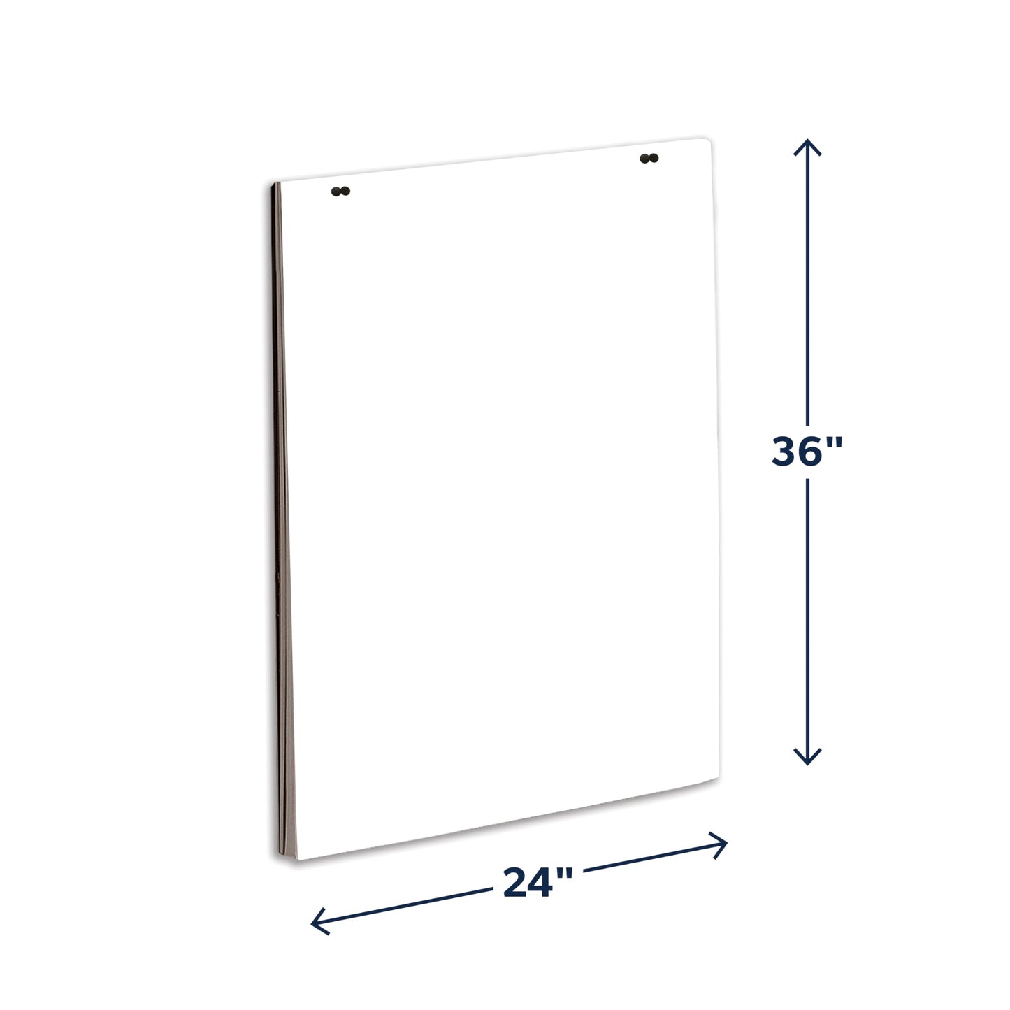 Quartet Plain Bond Easel Pad, 24" x 36", 50 Sheets/Pad, Great for Meetings, Teachers, and Students, Pack of 2 (3413889804)