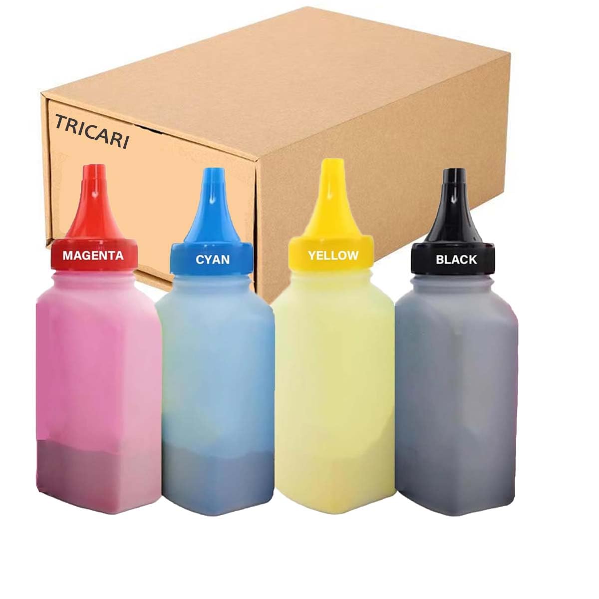 TRICARI C3224 C3226 Printer Toner Powder Compatible with Lexmark 3224 3326 MC3224adwe MC3326adwe C3224dw MC3224dwe MFP Laser Printer Cartridge Refill for lexmark C3210K0 C3210C0 C3210M0 C3210Y0