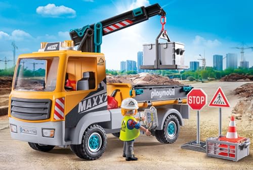 PLAYMOBIL Construction Truck with Crane