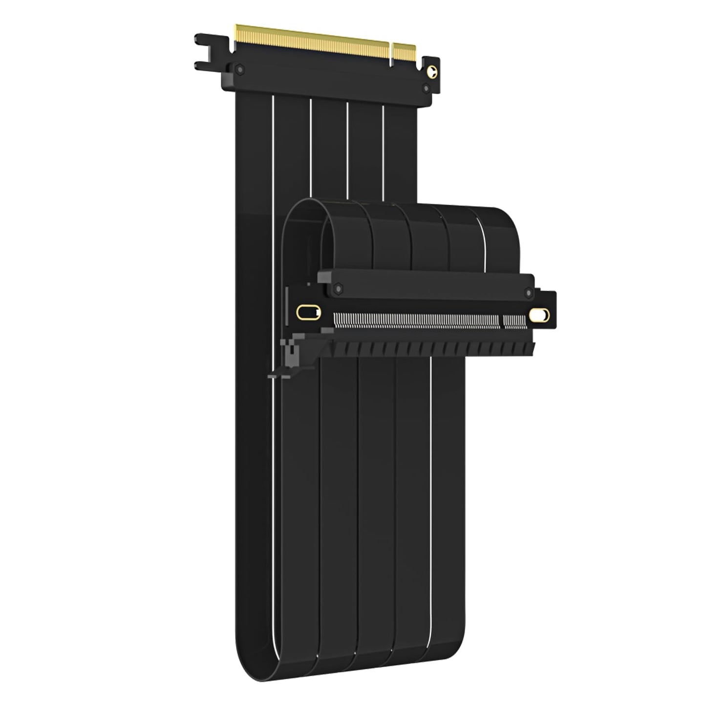 GLOTRENDS 600mm PCIe 4.0 X16 Riser Cable for PCIe 4.0/3.0 GPUs, Such as GeForce RTX 40/30 Series and AMD Radeon RX7000/RX6000 Series, etc