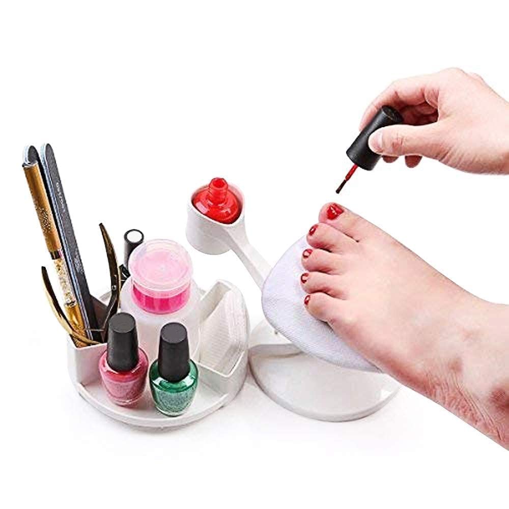 Makartt Nail Gel Polish Nail Design Base Studio Tool with Gel Holders and Multi Angle Rest, Great Support for Nail Salon Home DIY Manicure Pedicure Nail Art