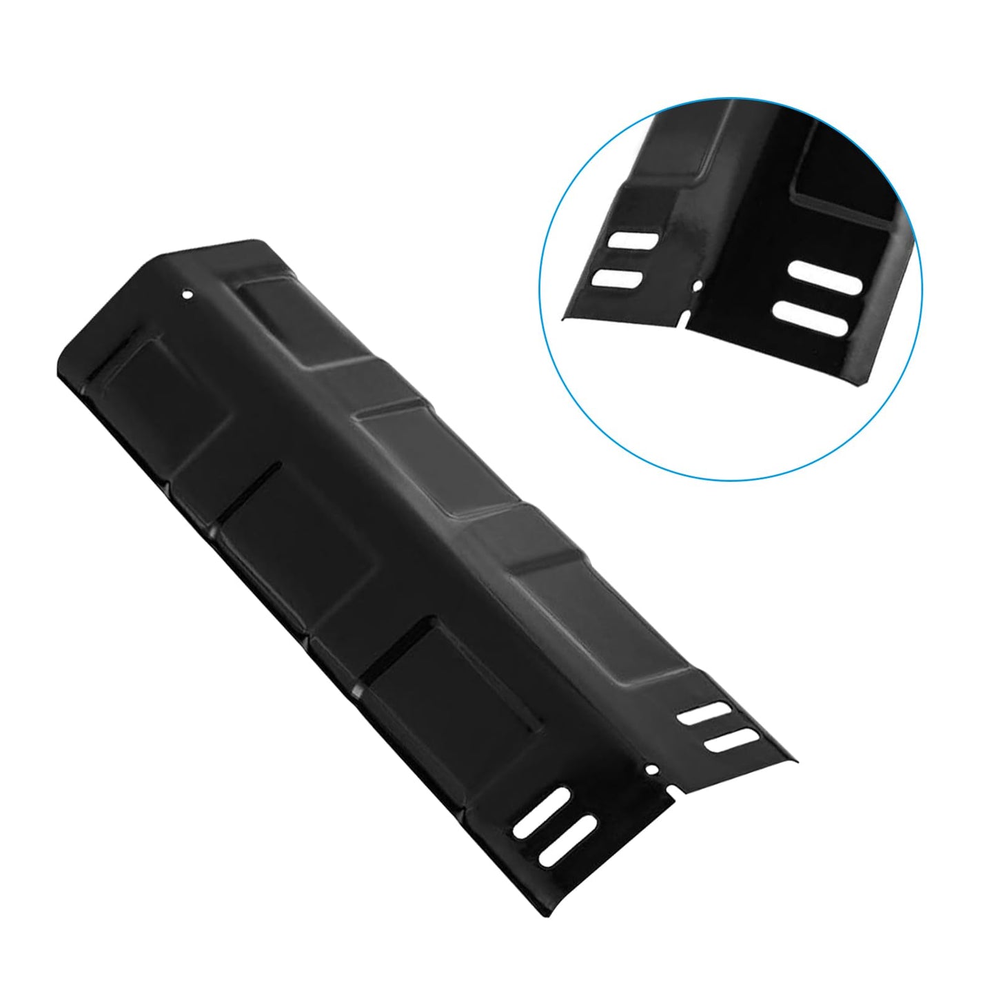 16 Inch Heat Plates Replacement Parts for Coleman G52201, G52202, G52203, G35304, G35304N, G35305, G35306 Gas Grill Models, Porcelain Steel Heat Shield Burner Cover, 3 Pack