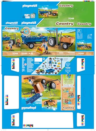 Playmobil Harvester Tractor with Trailer