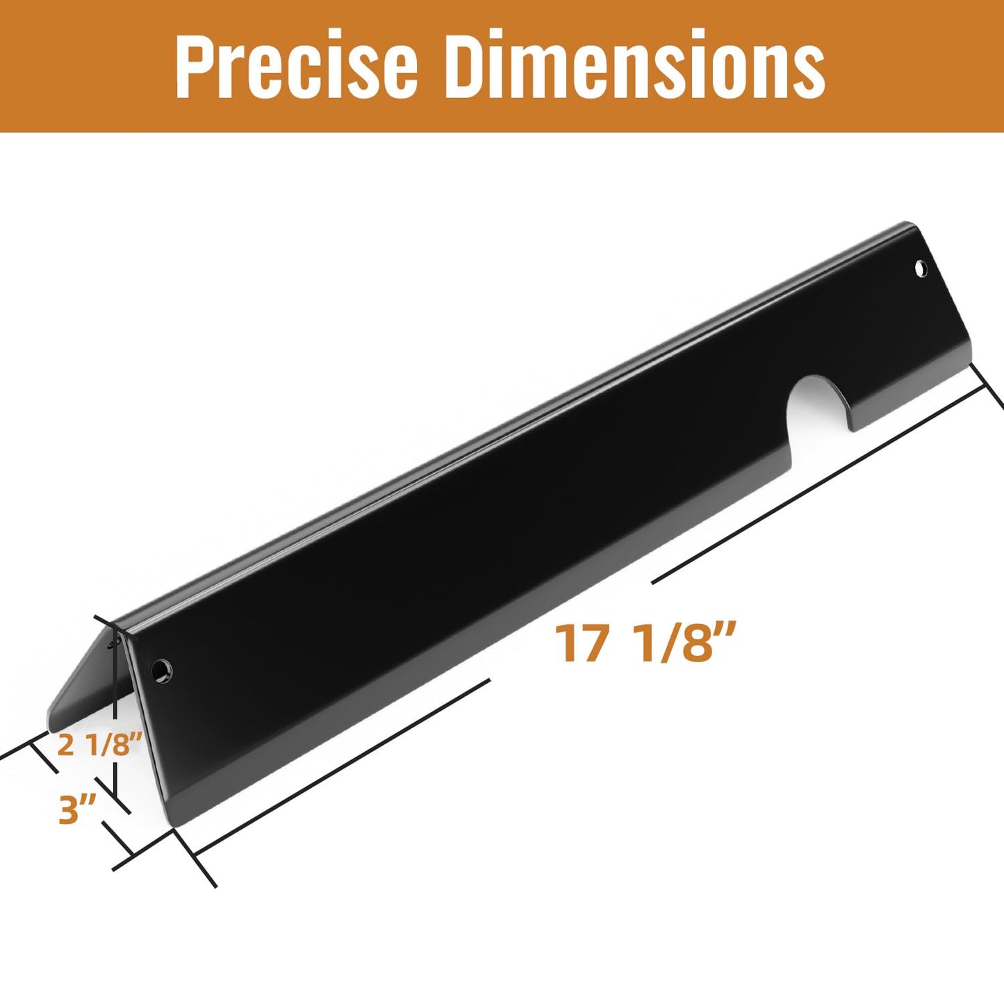 Rushare 17-Inch Flavorizer Bars for Weber Genesis 2 Grill Parts, Grill Replacement Parts for Weber Genesis II/LX 300 Series (2017 and Newer) Grill Parts, Genesis II E-310 E-315 S-335, 66032, 5-Pack