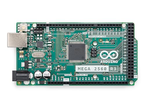 Arduino Mega 2560 REV3 [A000067] – ATmega2560, 16MHz, 54 Digital I/O, 16 Analog Inputs, 256KB Flash, USB, Compatible with Arduino IDE for Advanced Projects