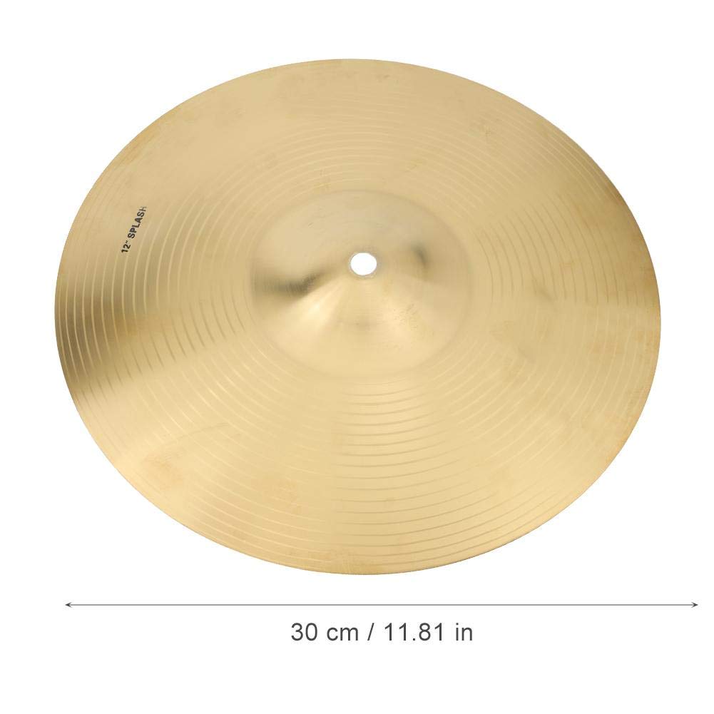 12 inch Crash Cymbal Brass Cymbal Musical Instrument Accessory for Drum Set