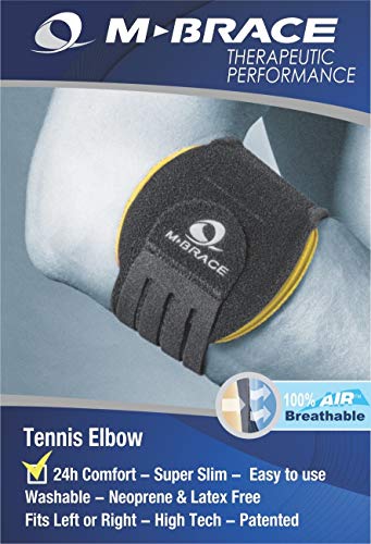 M-Brace AIR Epicondylitis Brace, Black, Regular