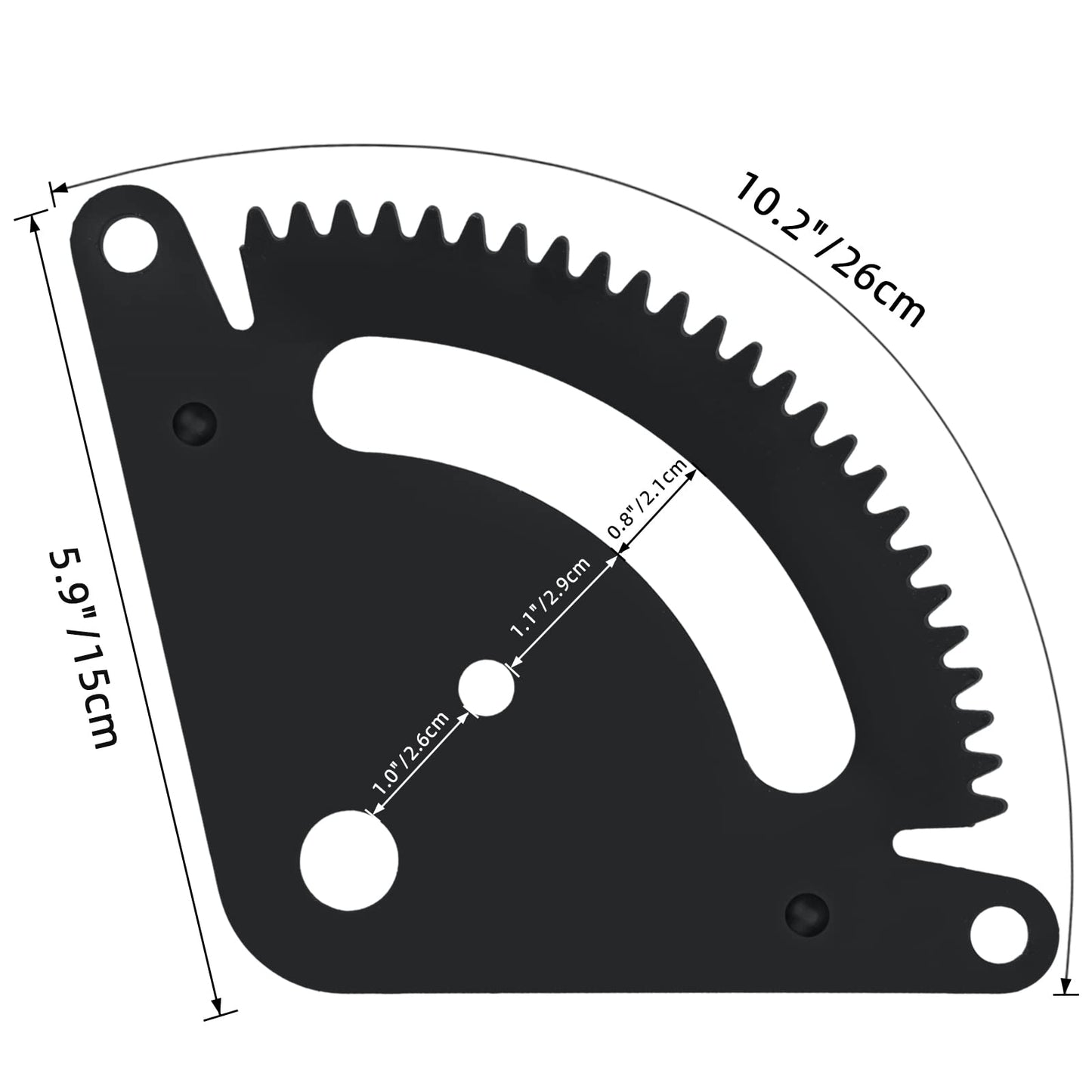 25 Teeth Steering Sector Gear Kit Compatible with John Deere Lawn& Garden Tractor L105 L108 L110 L111 L118 L120 L130 G110 with Pinion Gear, Direct Replace