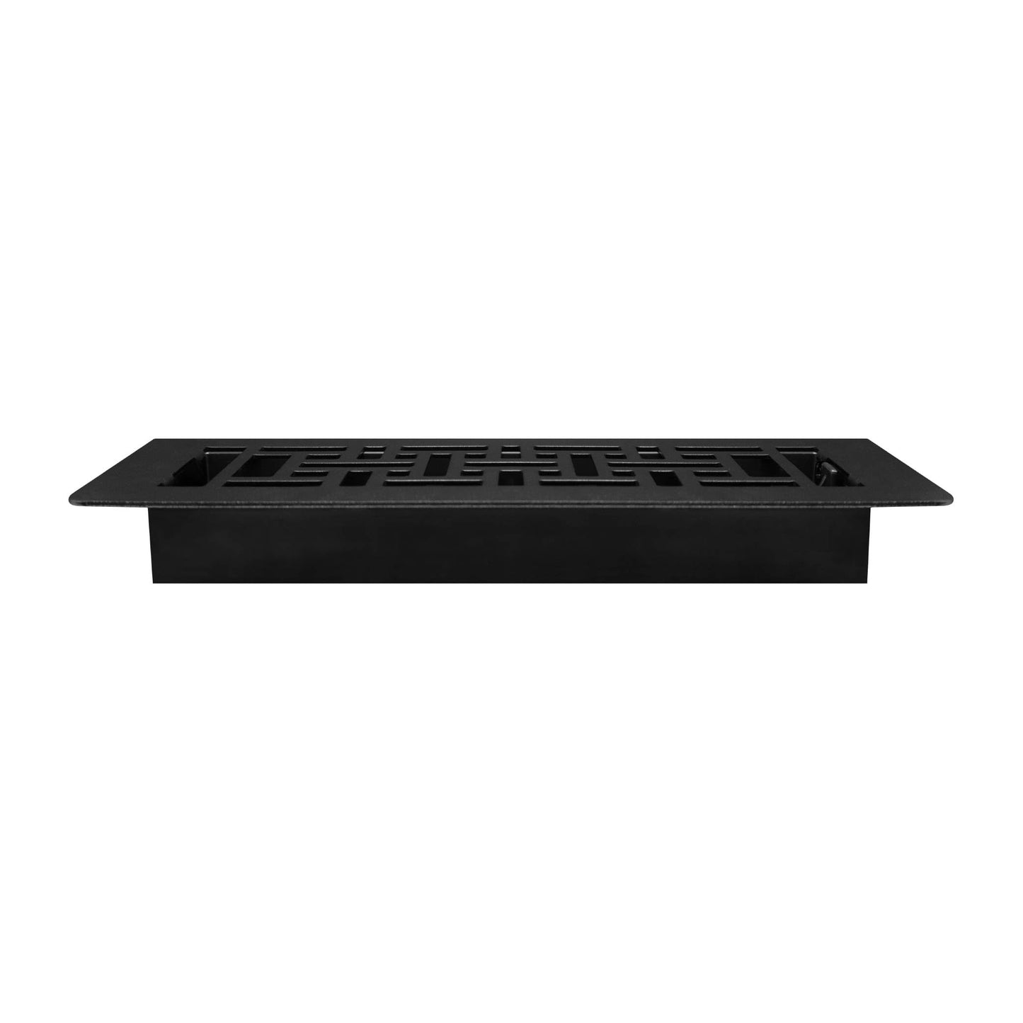 Decor Grates (4-Pack) LAJH310-BLK Oriental Low Profile Floor Register, 3x10 Inches, Textured Black Finish
