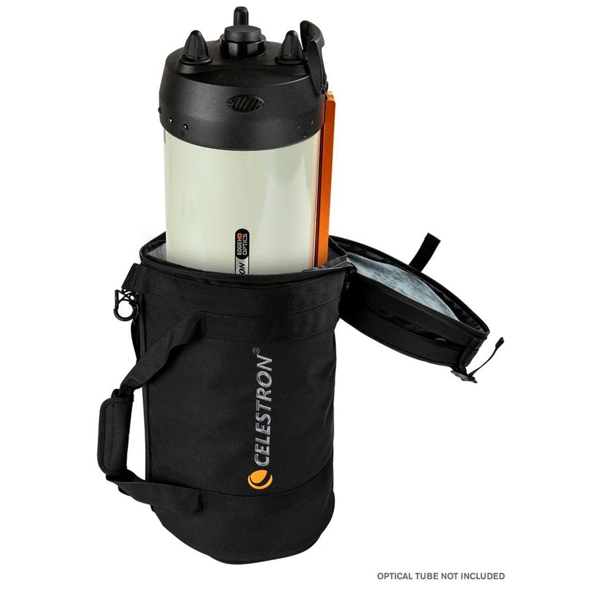 Celestron – 8” Telescope Optical Tube Bag – Custom Carrying Case Fits Schmidt-Cassegrain and EdgeHD – Ultra-durable Protective Walls – Padded Straps for Easy Carry