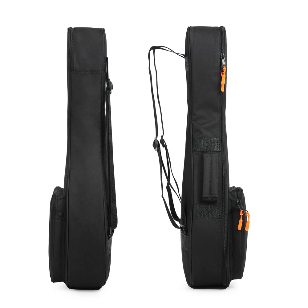 Mandolin Bag Mandolin Case Waterproof Oxford Fabric 0.4inch Cotton Thickened Mandolin Gig bag with Pocket, Backpack
