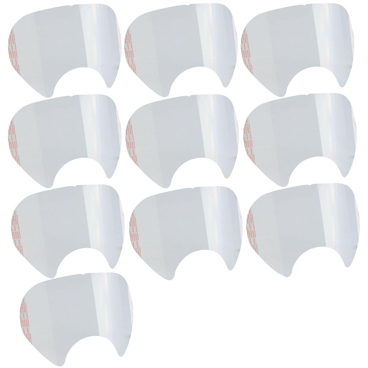 Aisetmoon 100 Pcs Peel Off Lens Cover Compatible Protective Cover for 3M 6885, 6000, 6700, 6800, 6900 Series Respirator Masks, Face Shield Covers, Faceshield Cover Highly transparent