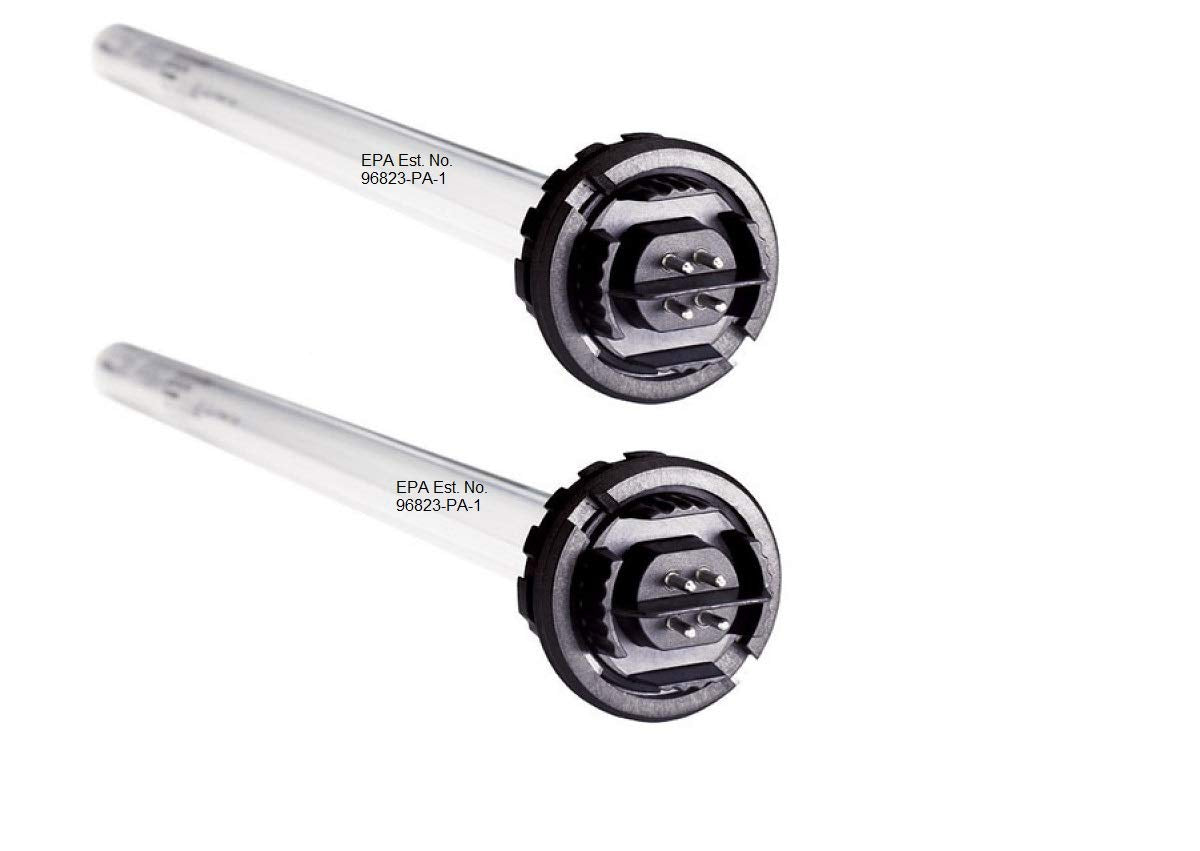 2-Pack 602805 UV Lamps | Replacement Bulbs for Trojan UVMax C, C4, D, D4, D Plus, D4 Plus, Viqua Systems | 43W High Output UV | Quartz Glass | EPA Registered | Designed in Canada