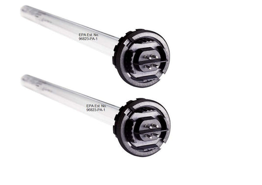 2-Pack 602805 UV Lamps | Replacement Bulbs for Trojan UVMax C, C4, D, D4, D Plus, D4 Plus, Viqua Systems | 43W High Output UV | Quartz Glass | EPA Registered | Designed in Canada